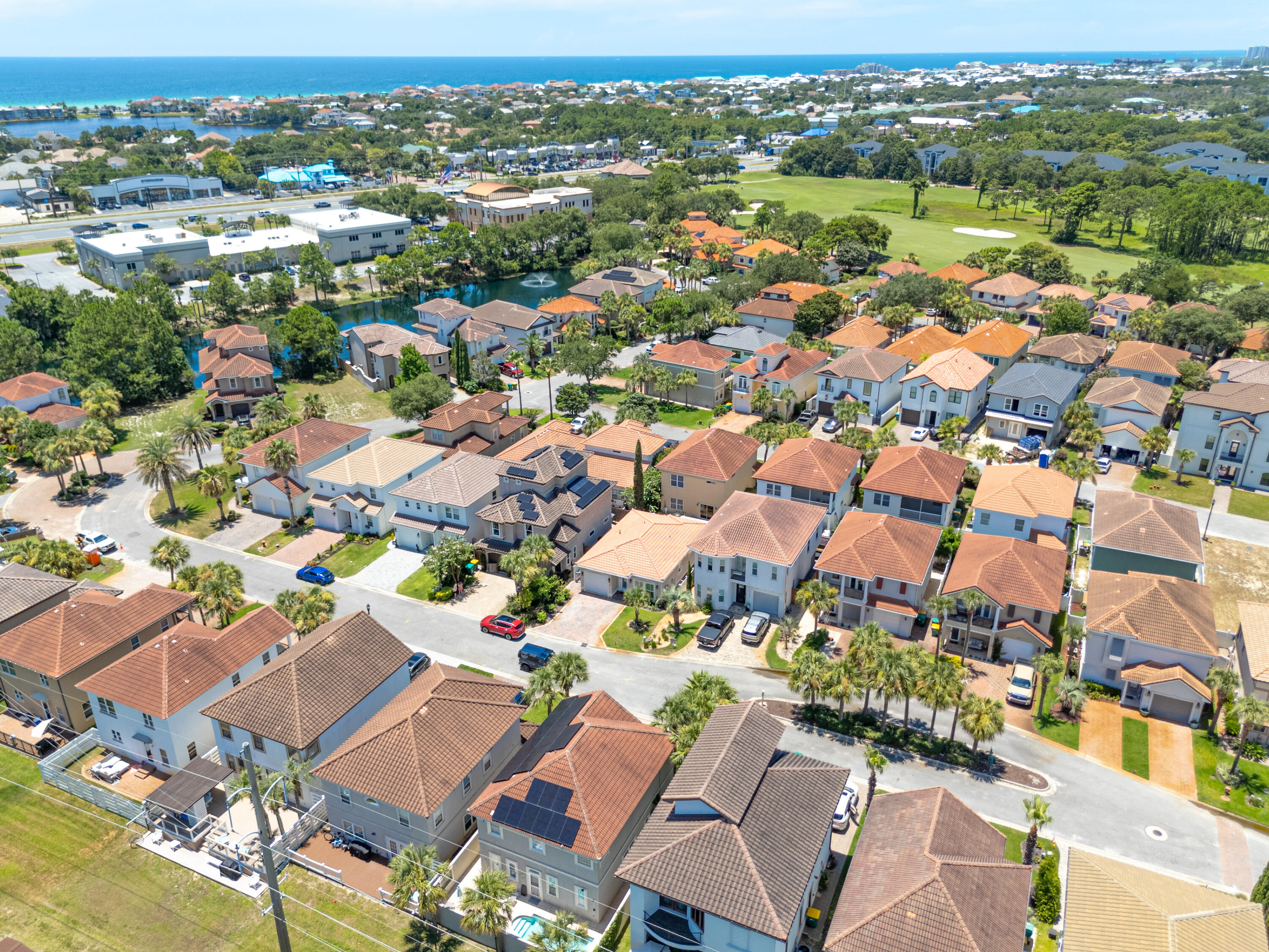 4707 Amhurst Circle Destin, FL 32541 - Photo 5 of 40 an aerial view of residential houses with outdoor space