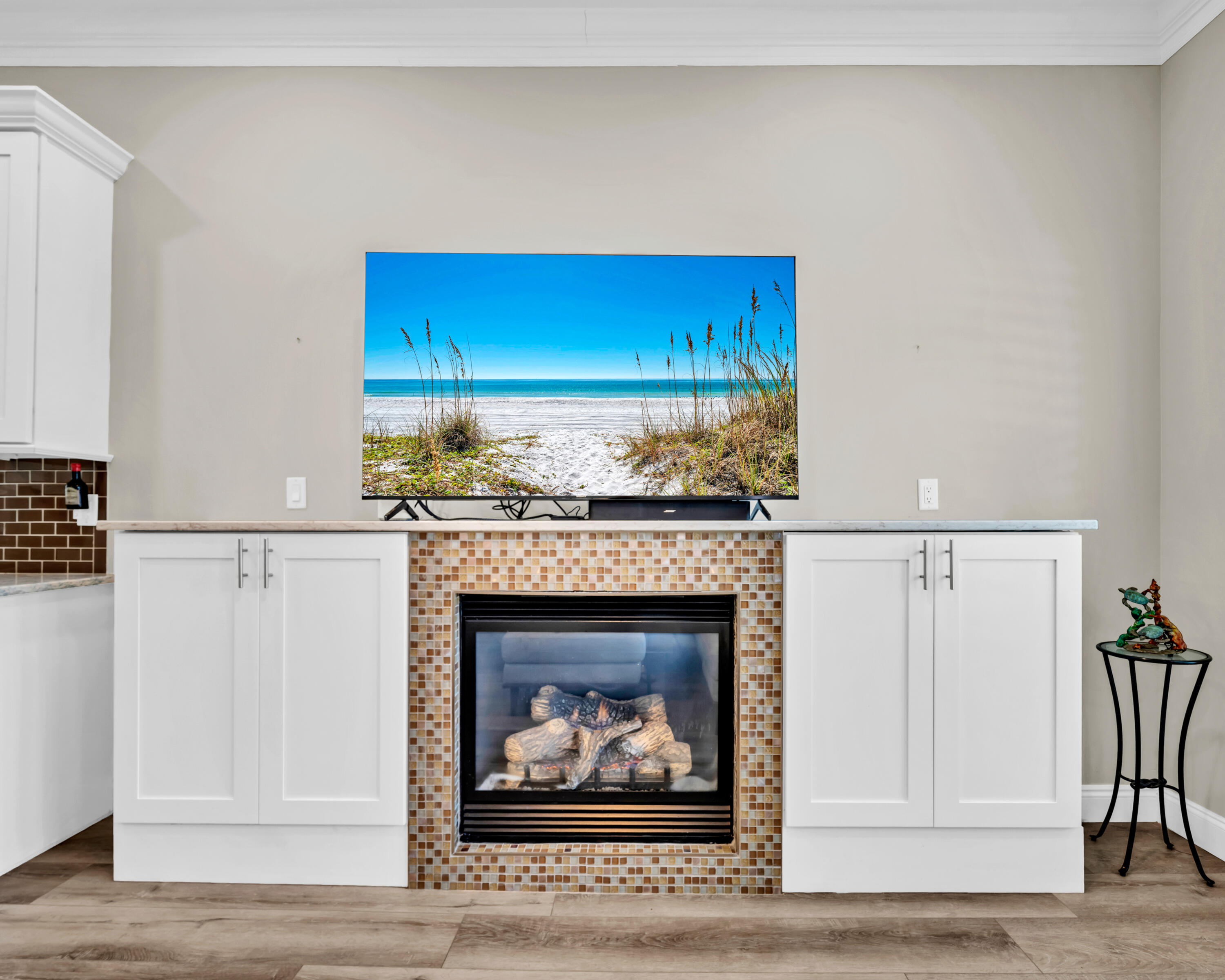 4707 Amhurst Circle Destin, FL 32541 - Photo 8 of 40 a living room with furniture and a fireplace