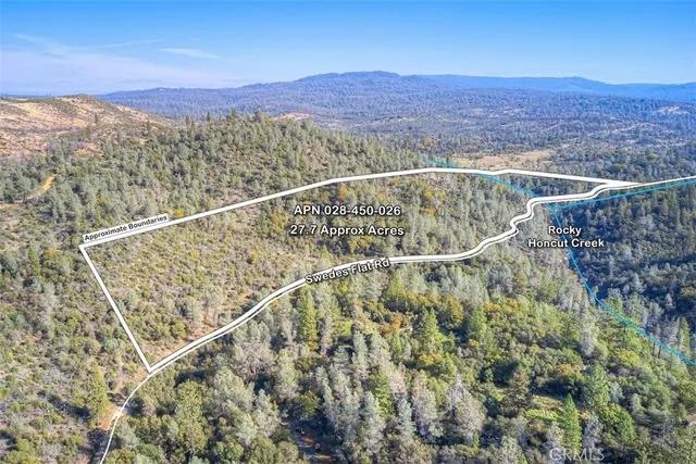 a view of a city and mountain view