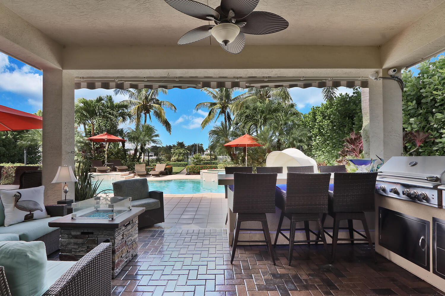 585 Southwest Yacht Basin Way Stuart, FL 34997 - Photo 2 of 31 a view of a dining room with furniture window and outside view