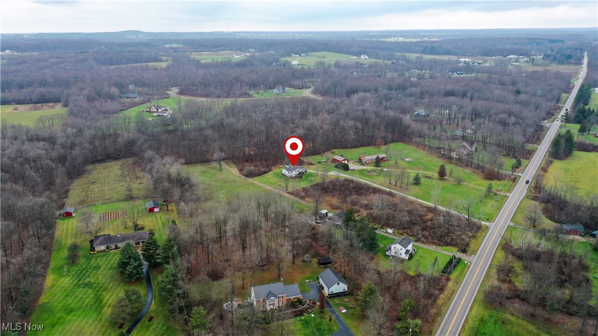 17296 Old State Road Middlefield, OH 44062 - Photo 40 of 44 Birds eye view of property with a rural view