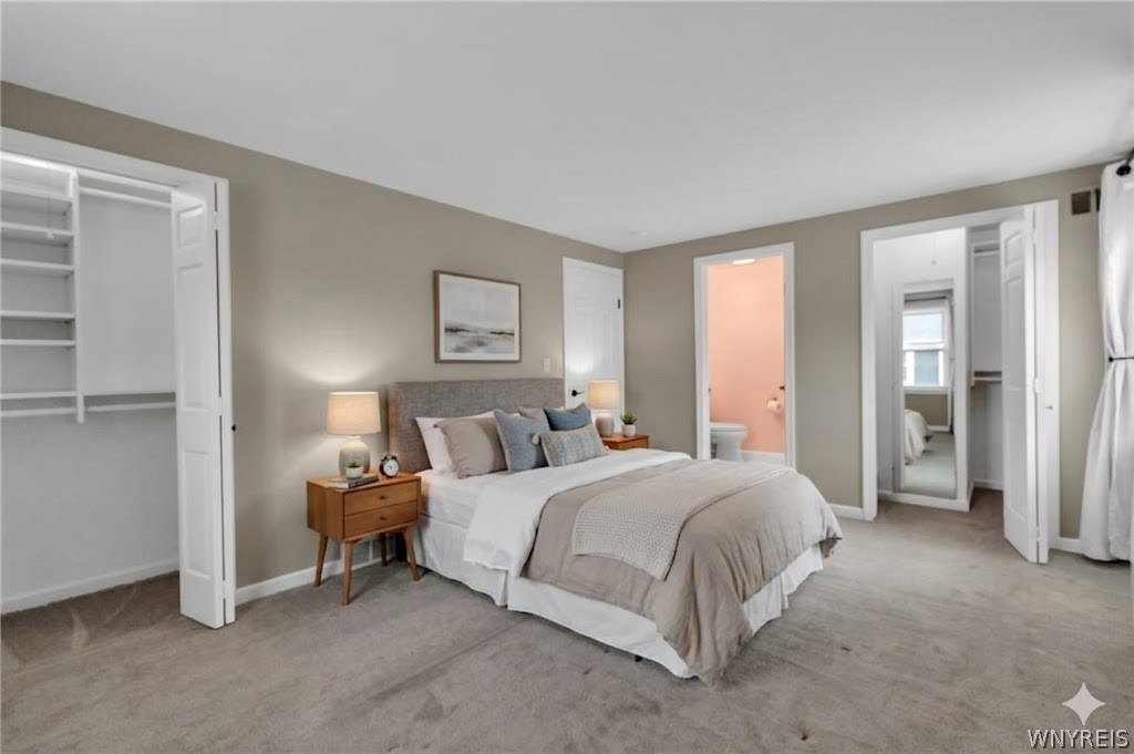 1420 Maple Road, Unit 6 Amherst, NY 14221 - Photo 28 of 49 Primary bedroom virtually staged