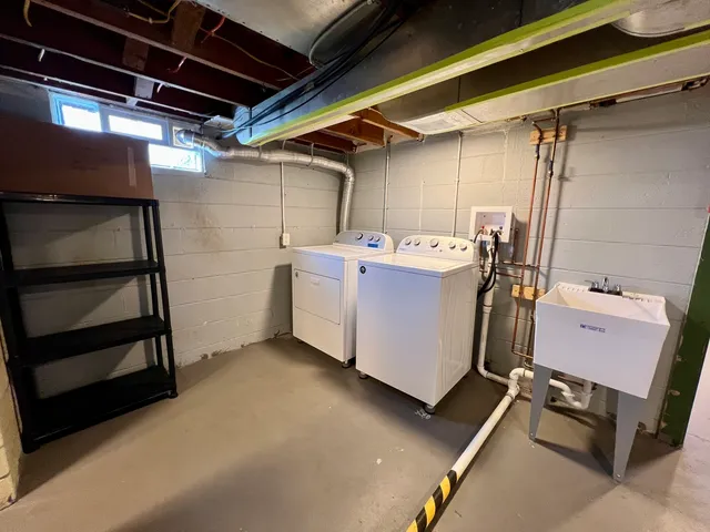 a view of a backyard of a house