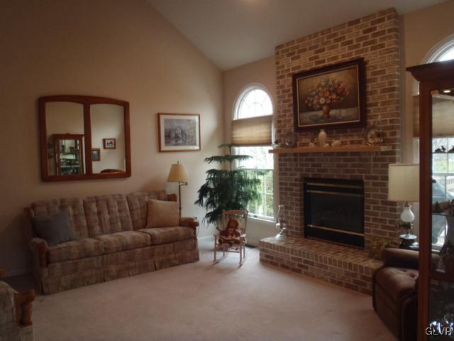301 Farmview Road Nazareth, PA 18064 - Photo 18 of 20 family room with vaulted ceilings