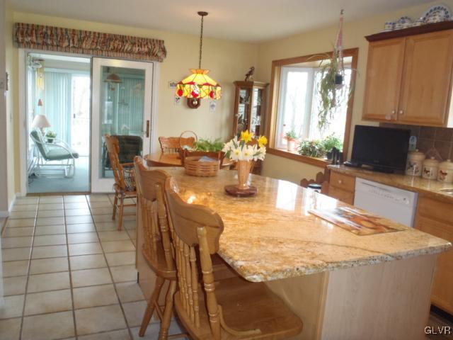301 Farmview Road Nazareth, PA 18064 - Photo 3 of 20 Island with overhang and granite top