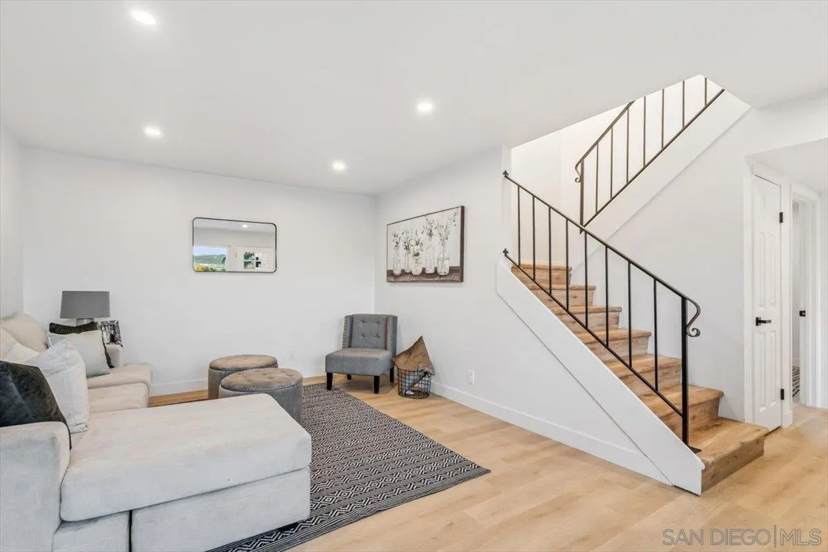 13259 Saddle Ridge Road Lakeside, CA 92040 - Photo 11 of 57 a living room with furniture and stairs