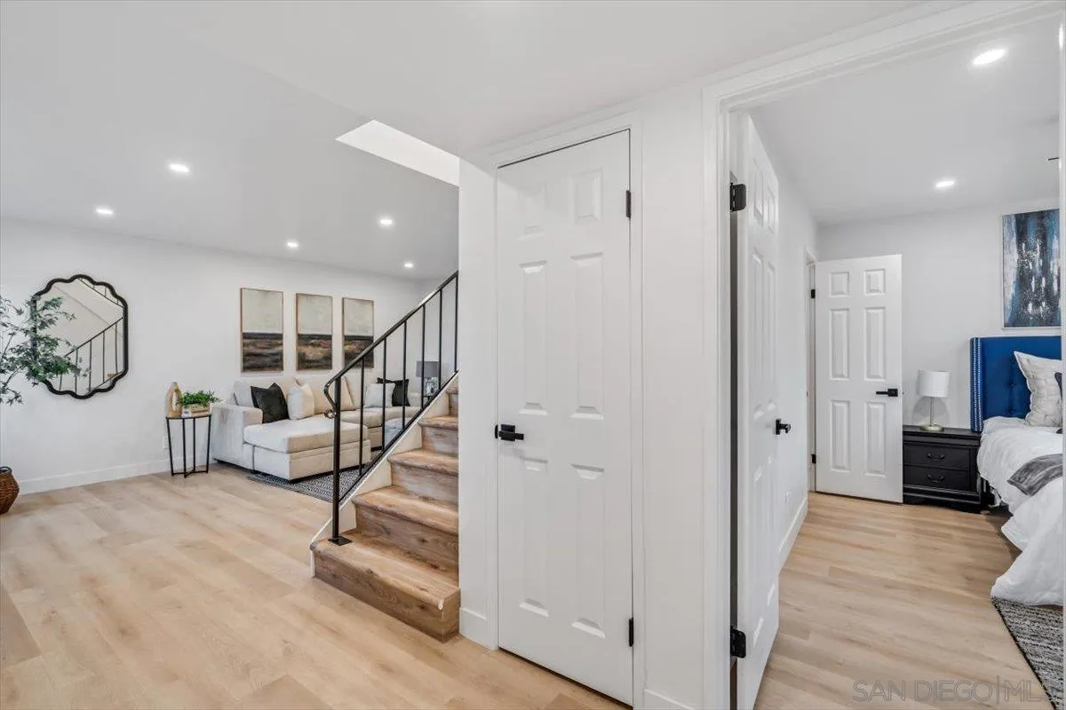 13259 Saddle Ridge Road Lakeside, CA 92040 - Photo 30 of 57 a view of a livingroom with stairs and hardwood floor