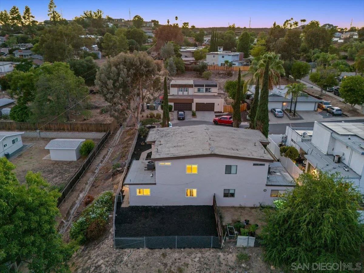 13259 Saddle Ridge Road Lakeside, CA 92040 - Photo 51 of 57 a aerial view of a house with a garden