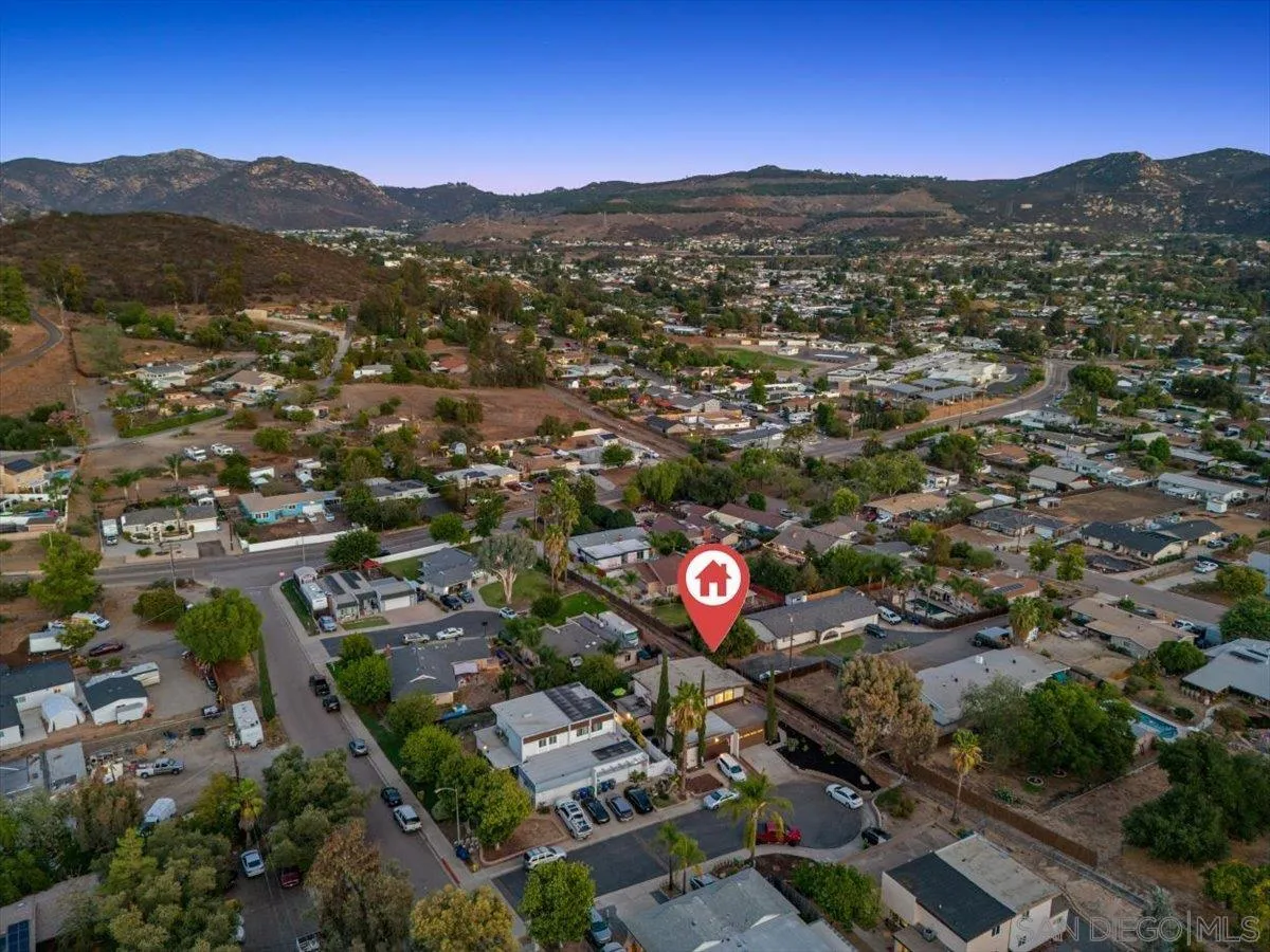 13259 Saddle Ridge Road Lakeside, CA 92040 - Photo 54 of 57 an aerial view of residential house with an outdoor space