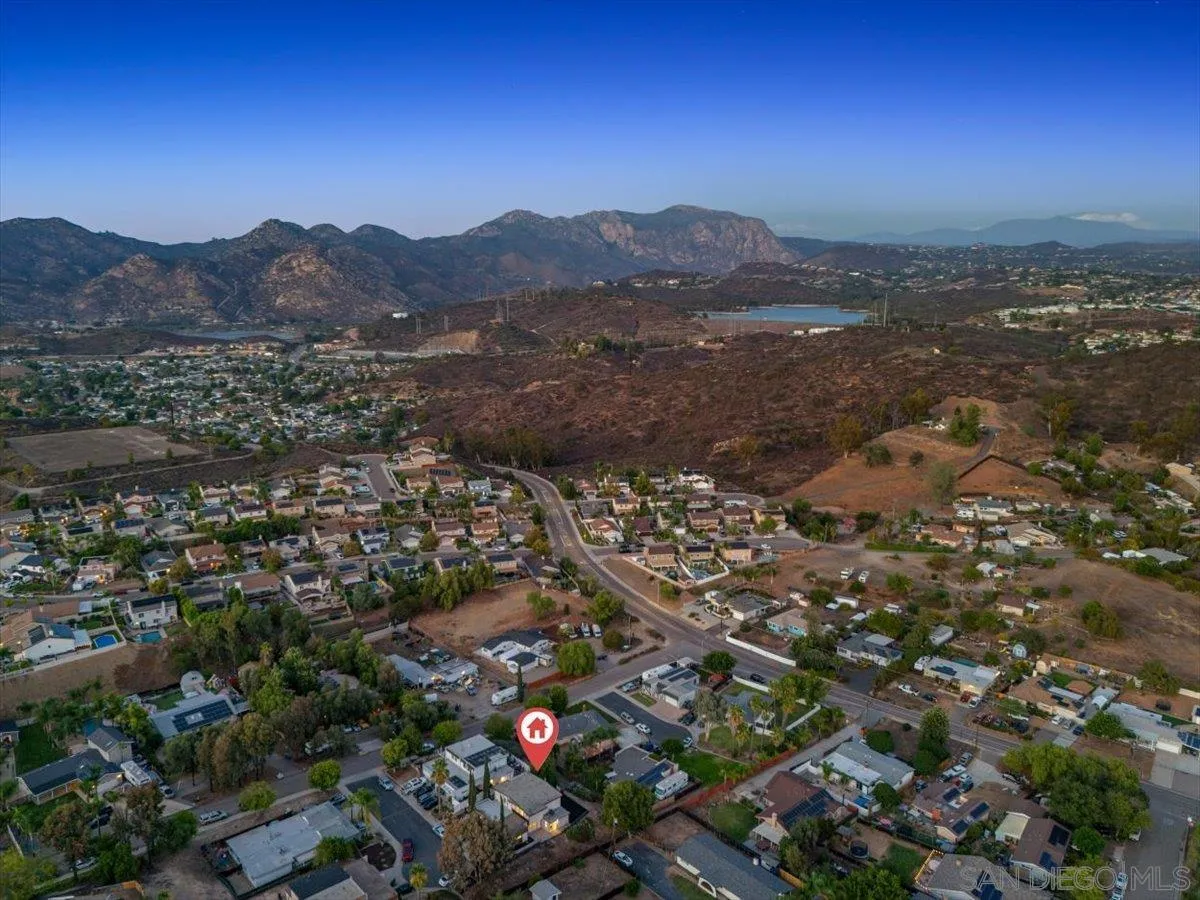 13259 Saddle Ridge Road Lakeside, CA 92040 - Photo 55 of 57 an aerial view of residential house and outdoor space