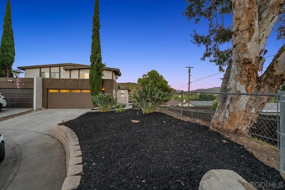 13259 Saddle Ridge Road Lakeside, CA 92040 - Photo 8 of 57 a front view of a house with a yard