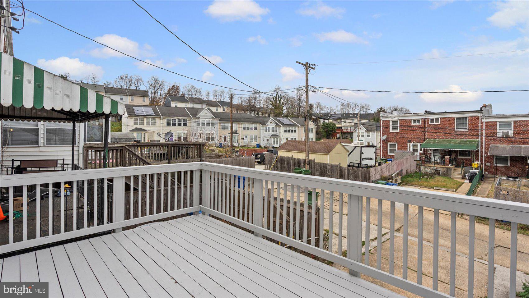 1408 Locust Street Curtis Bay, MD 21226 - Photo 12 of 35 a view of a balcony with city view