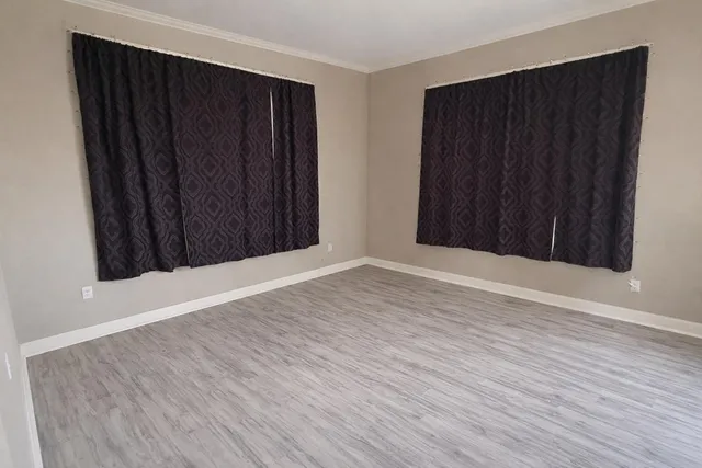 a view of wooden floor