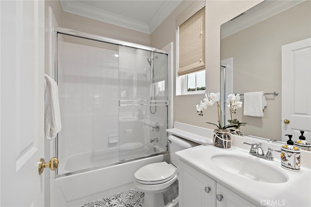 16 Wyndham Street Ladera Ranch, CA 92694 - Photo 20 of 58 a bathroom with a sink toilet tub and shower