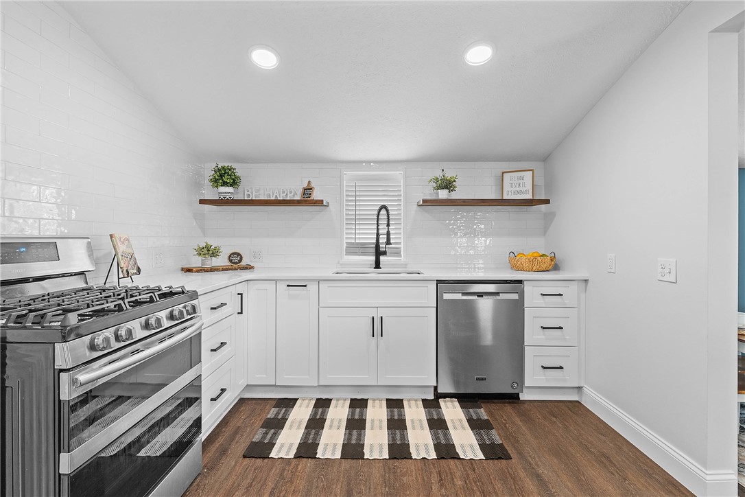 307 West Miller Street Arcadia, NY 14513 - Photo 12 of 38 Kitchen with Luxury Vinyl Flooring
