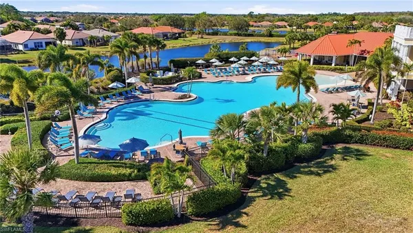 an aerial view of a house having outdoor space