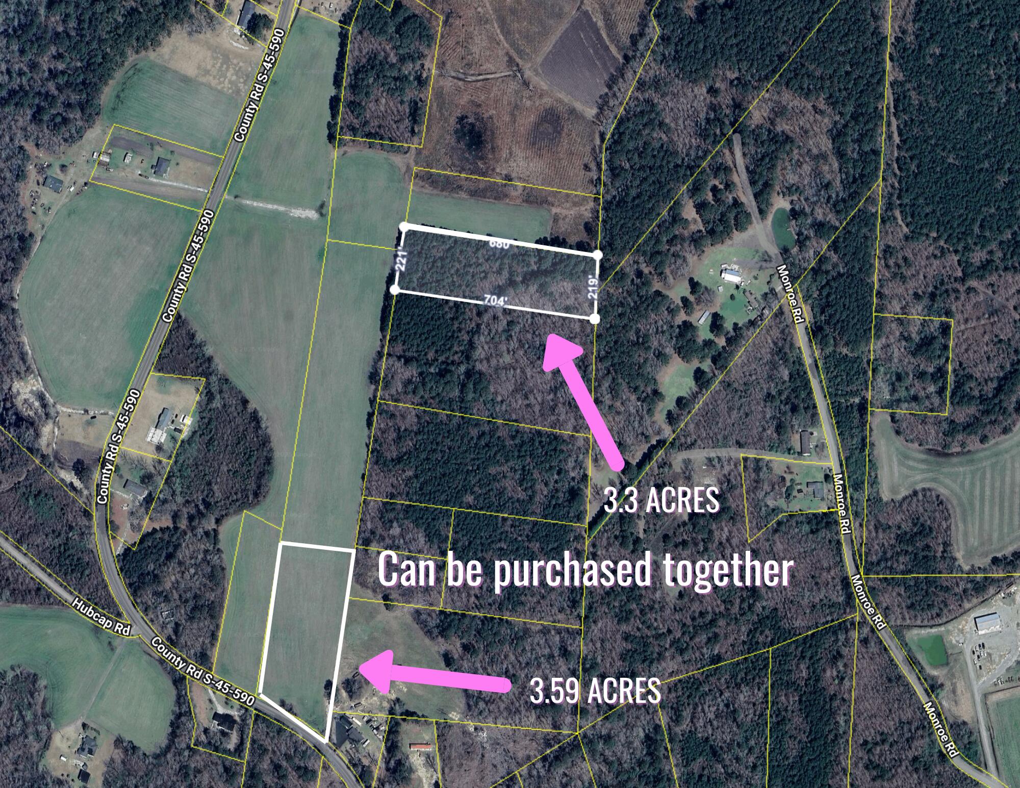 0 Pinckney Road Kingstree, SC 29556 - Photo 2 of 3 Both Lots