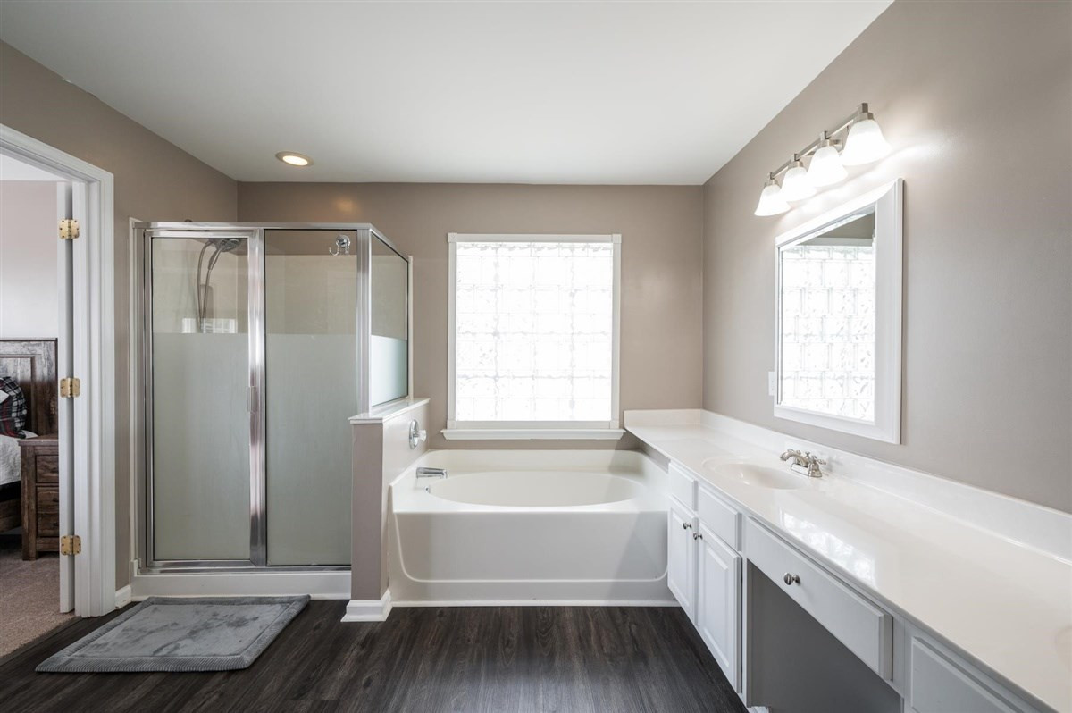 7439 Lagrange Drive Raleigh, NC 27613 - Photo 12 of 18 Tub and separate shower