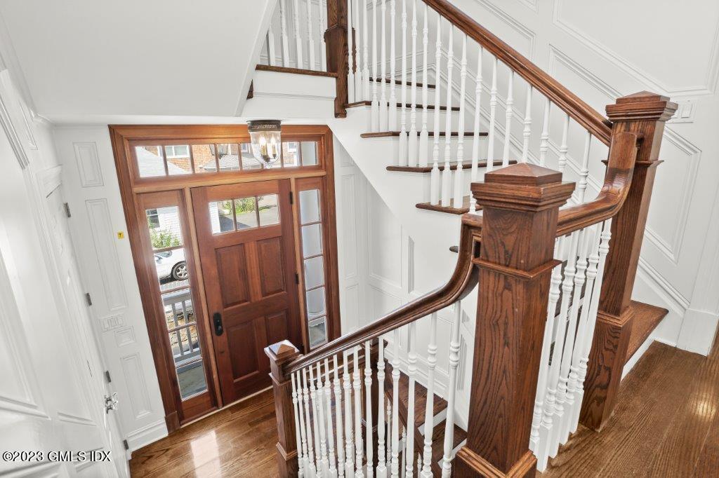 24 Orchard Place, Unit A Greenwich, CT 06830 - Photo 15 of 15 a view of entryway with wooden floor