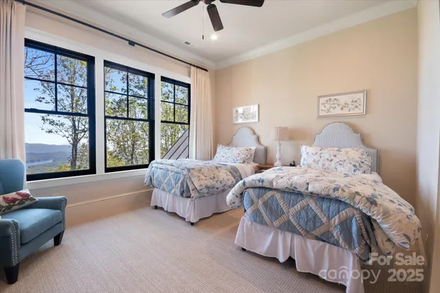 a room with sink and mirror