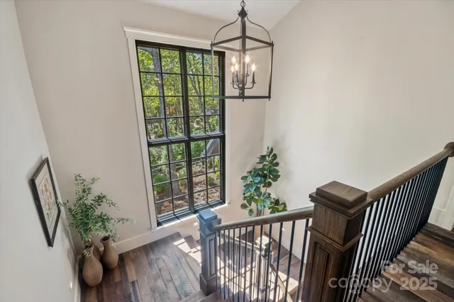 a view of a kitchen from the hallway