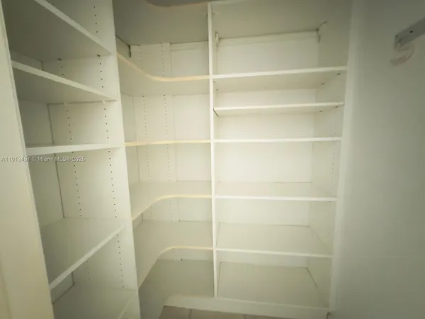 a view of a walk in closet