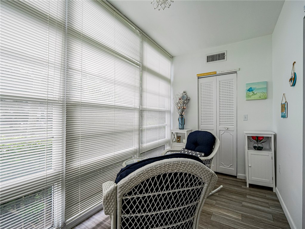 5400 Highway A1a, Unit D3 Vero Beach, FL 32963 - Photo 19 of 35 a view of a bedroom with a window and deck