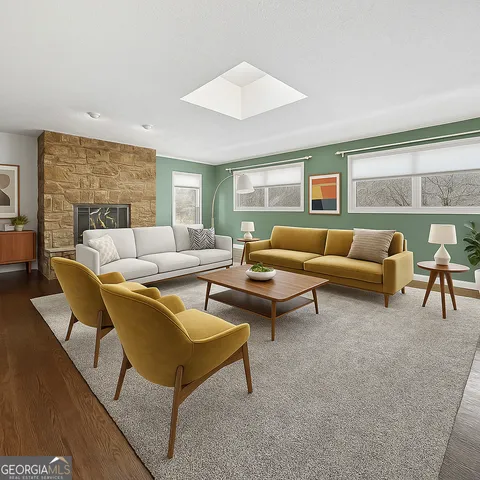 a bathroom with a toilet sink and shower