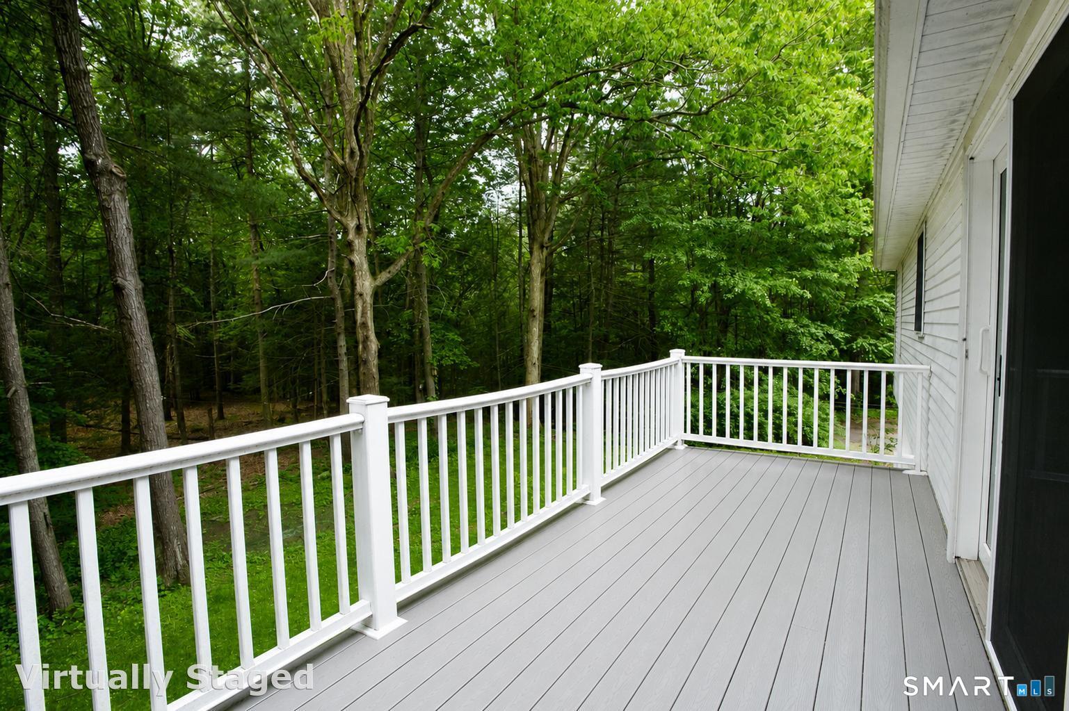 50 Firetown Road Granby, CT 06090 - Photo 24 of 40 Sliders in primary bedroom go out to this balcony