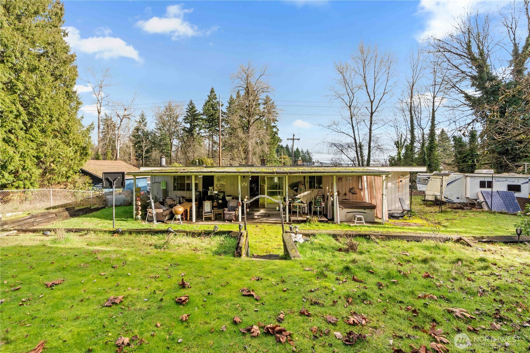 22415 Military Road South SeaTac, WA 98198 - Photo 25 of 31 a view of a house with a yard patio and swimming pool