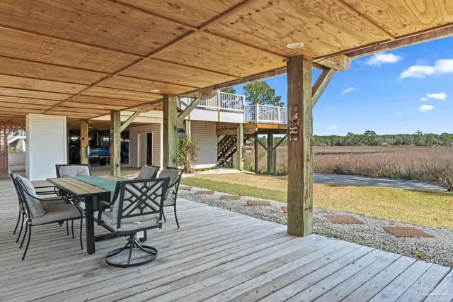 a view of a outdoor space with seating