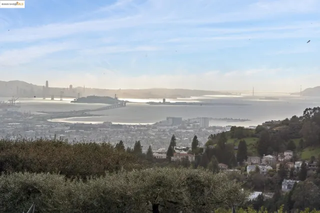 a view of city and ocean