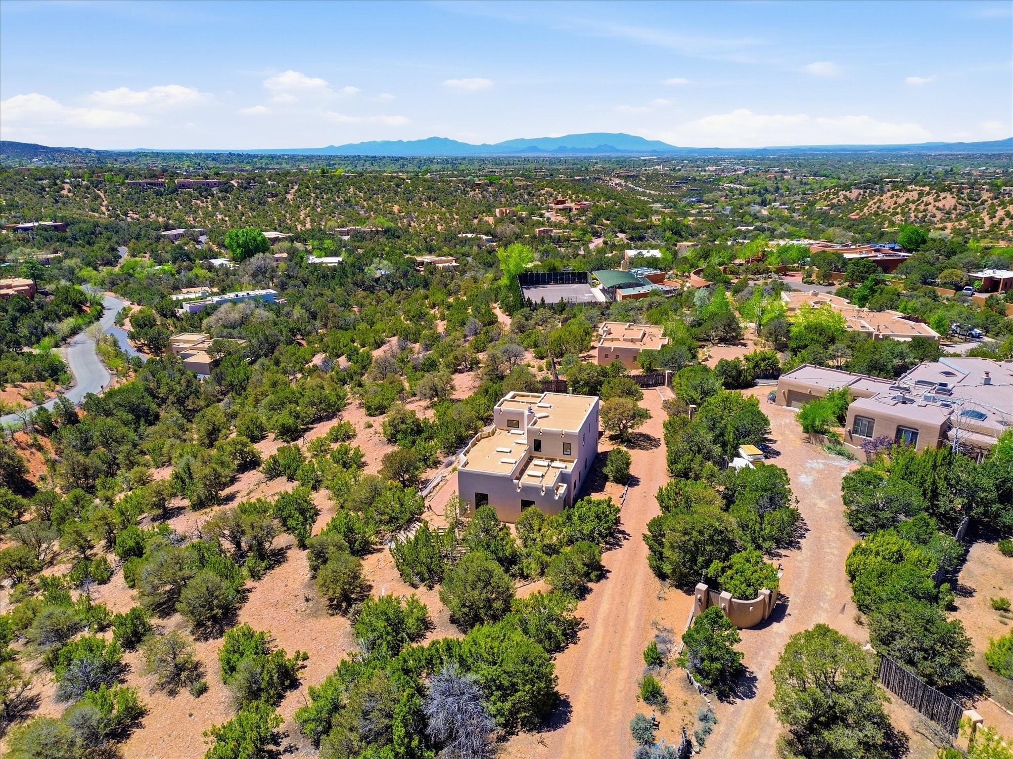 975 Indian Ridge Road Santa Fe, NM 87501 - Photo 64 of 67 Aerial View