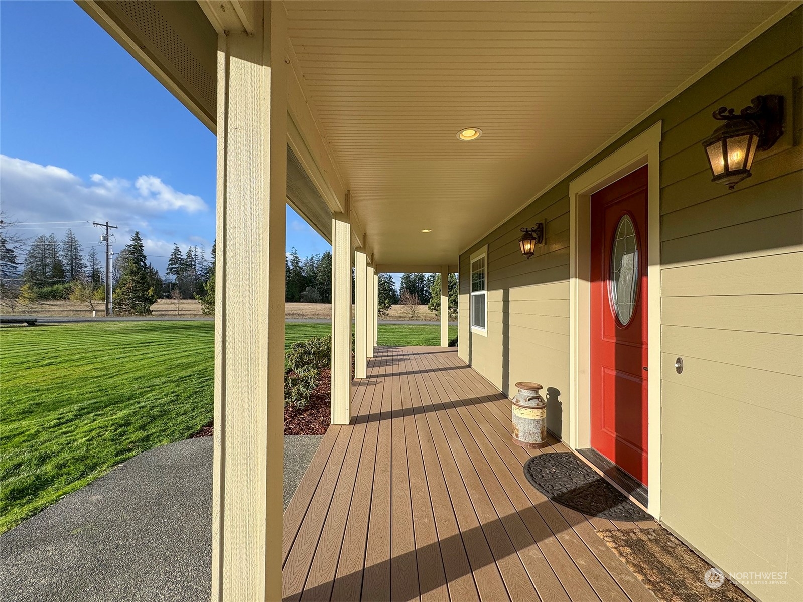 31 Fergy Lane Sequim, WA 98382 - Photo 5 of 40 a view of a balcony with wooden floor