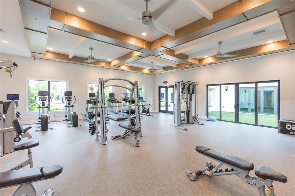 10806 Gable Dig Loop San Antonio, FL 33576 - Photo 44 of 73 a view of a room with gym equipment