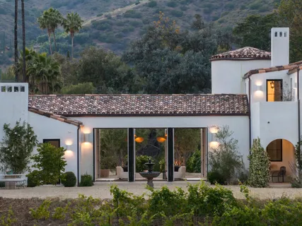 front view of a house with a small yard