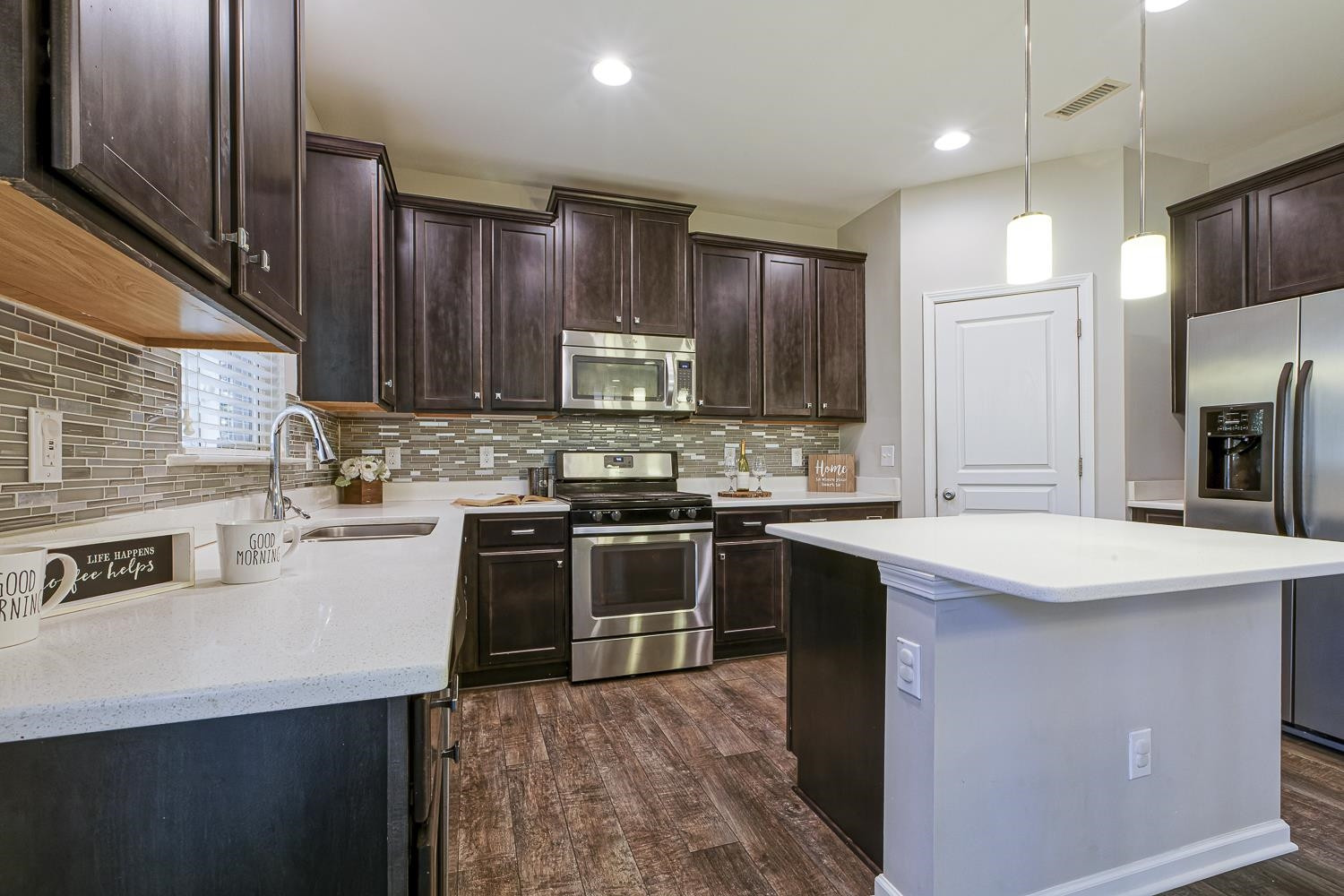 5705 Spring Glen Lane Raleigh, NC 27616 - Photo 17 of 39 Dream Kitchen with Backsplash