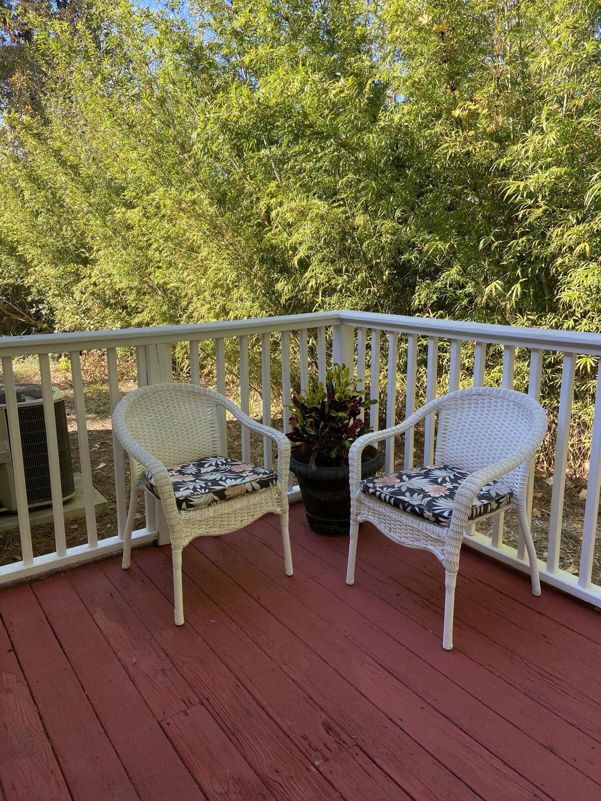 19 Plantation Way Santa Rosa Beach, FL 32459 - Photo 22 of 36 a view of a balcony with chairs