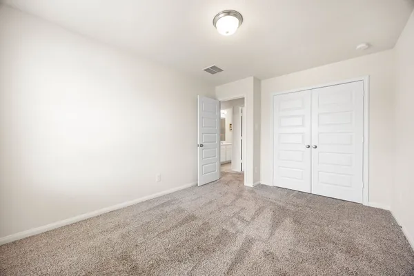 a house view with garden space