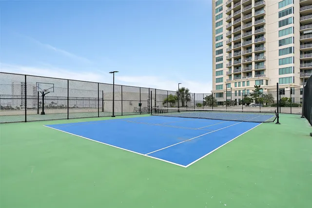 a view of a tennis court