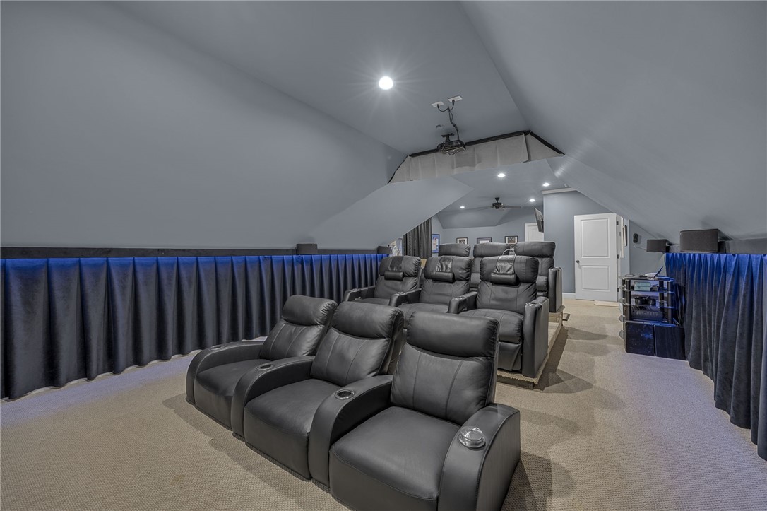 233 Bowen Drive Anderson, SC 29621 - Photo 31 of 50 This media room provides a private entertainment space with comfortable seating and thoughtful lighting.