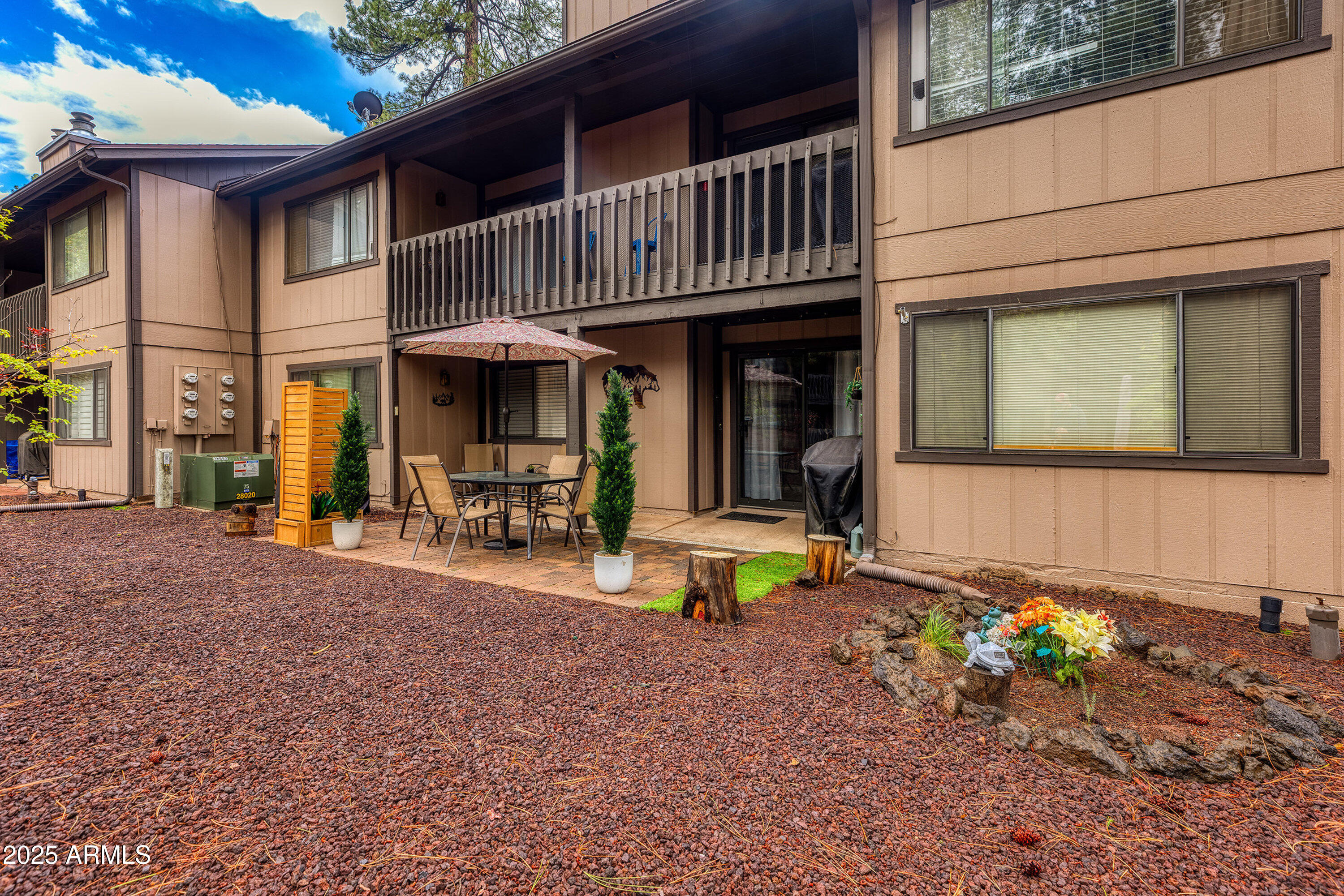 2641 Sports Village Loop, Unit 2 Pinetop, AZ 85935 - Photo 25 of 33 a view of a house with patio