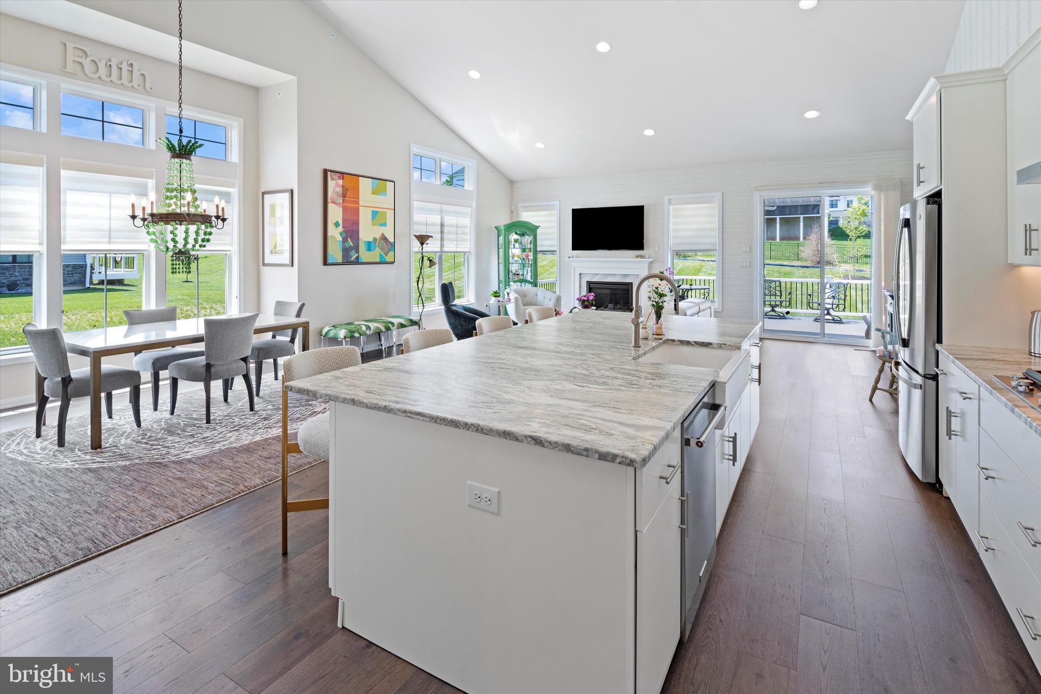56 Umbrell Drive Eagleville, PA 19403 - Photo 14 of 28 a kitchen with sink and view of living room