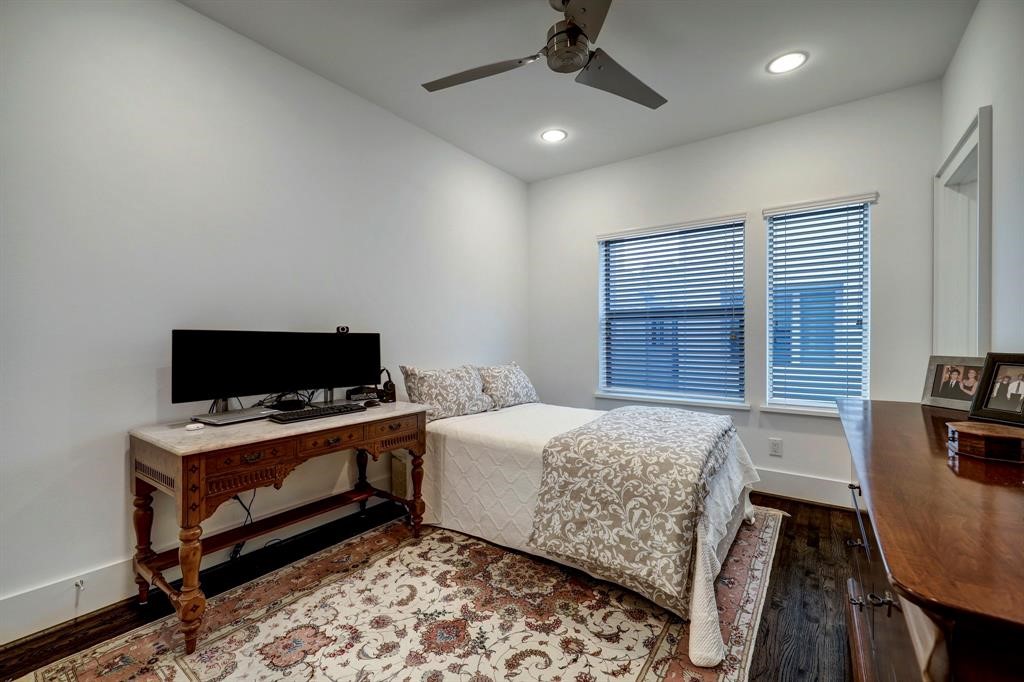 2007 Brun Street, Unit D Houston, TX 77019 - Photo 16 of 25 The room’s layout flexibility, ideal for guests or home office