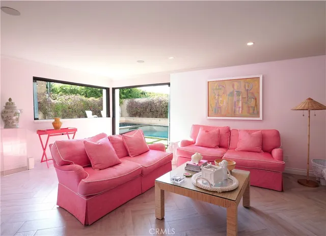 a dining room with furniture and a fireplace
