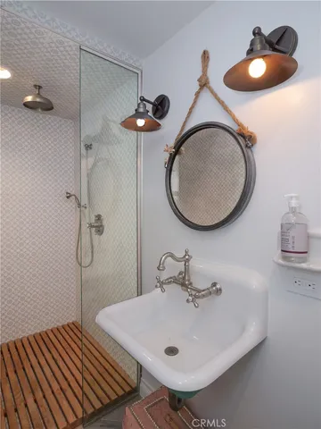 a front view of a multi story building