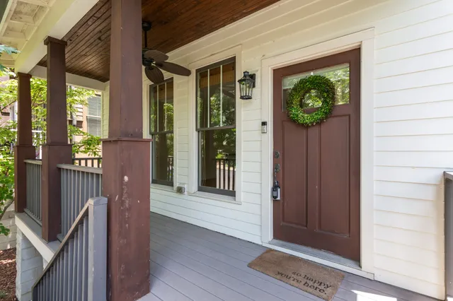 a view of a entryway door of the house