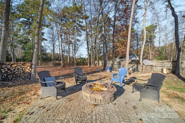 a outdoor space with patio lots of furniture