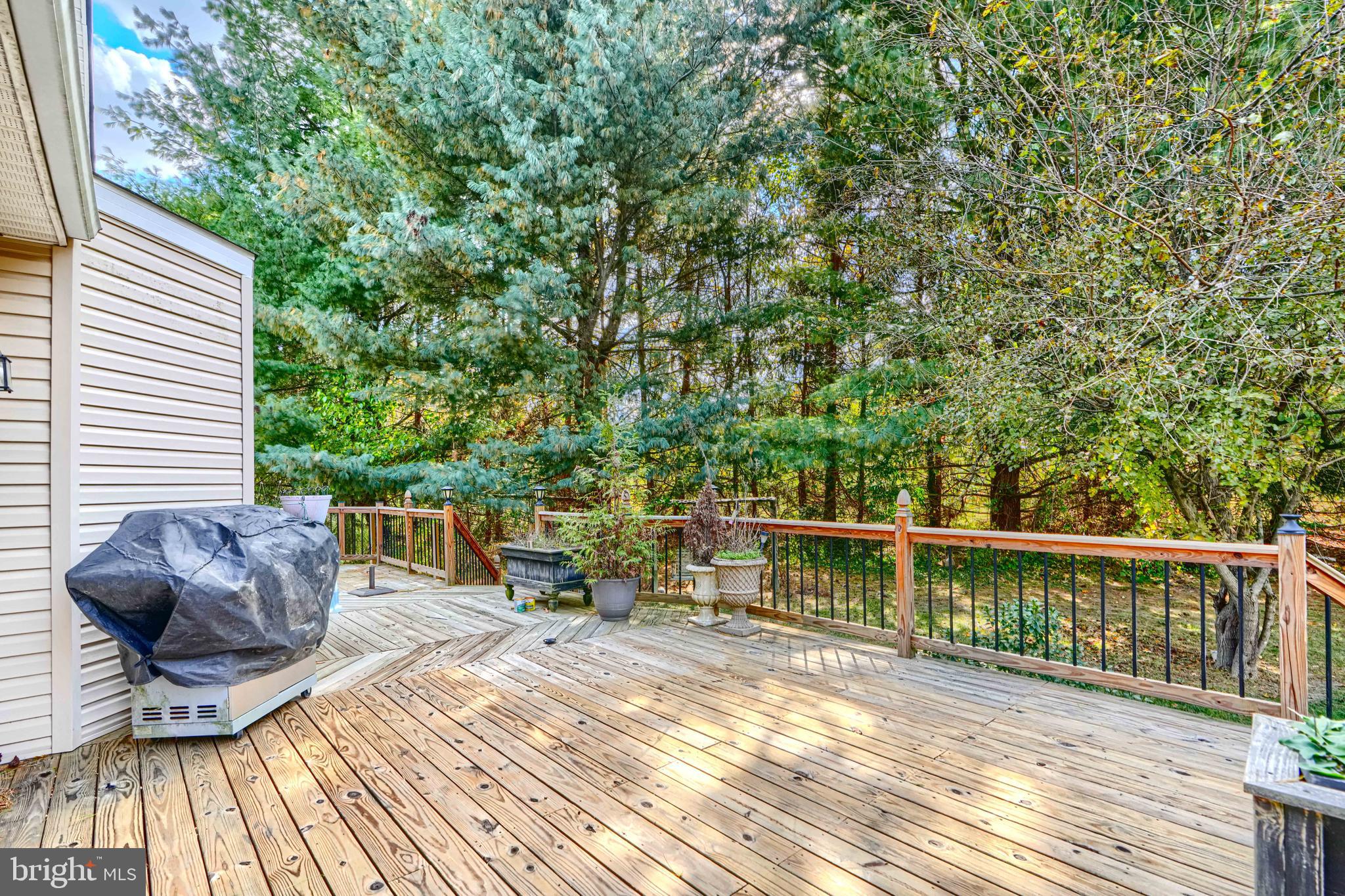 544 Elk Mills Road Elkton, MD 21921 - Photo 54 of 65 a view of house with deck outdoor seating and trees in the background