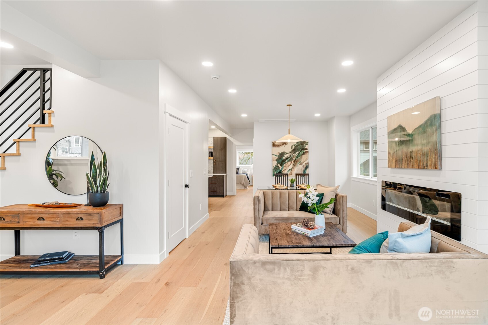 1616 21st Avenue Seattle, WA 98122 - Photo 5 of 26 a living room with furniture and a wooden floor